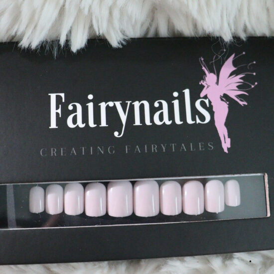 Machine Made Press Ons -  Baby Pink Short